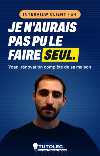 Yoan, Rénovation de sa maison